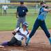 Pioneer's Paulina Arsenault slides in to third base during the first inning of their game against Skyline,Tuesday May 28.
Courtney Sacco I AnnArbor.com 